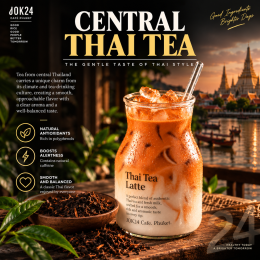 Thai Tea from Central Thailand  The Gentle Taste of Thai Style