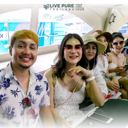 กิจกรรมภายใน Trip Live Pure Pattaya Yacht | Livepure Thailand