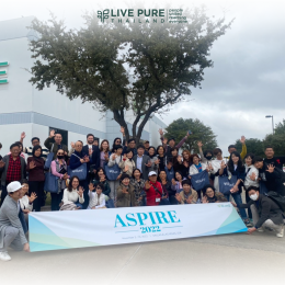 Live PURE Aspire 2022 บรรยากาศงานธุรกิจระดับ Gobal ของบริษัท ลิฟ เพียว