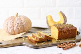 Flourless Pumpkin Bread ขนมปังฟักทองไร้แป้ง