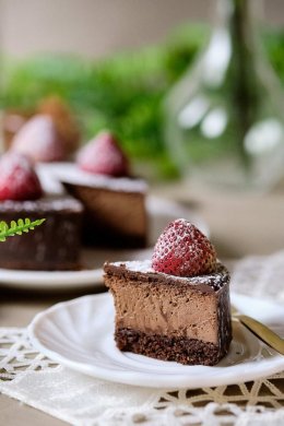 TOFU CHOCOLATE CHEESECAKE 