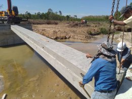 คานสะพาน แบบ Box Girder ตามแบบ กรมทางหลวง UCC