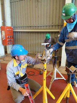 งานโครงการ TET, KAO-HWM Jacket Pipe Replacement Project.