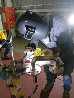 งานโครงการ TET, KAO-HWM Jacket Pipe Replacement Project.