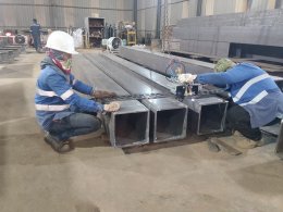 Fabrication and Pre-assembly Through Truss Bridge (TT) span 35m Wt. 95,000 kgs.