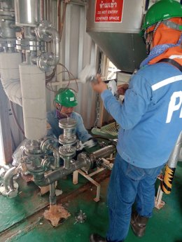 งานโครงการ TET, KAO-HWM Jacket Pipe Replacement Project.
