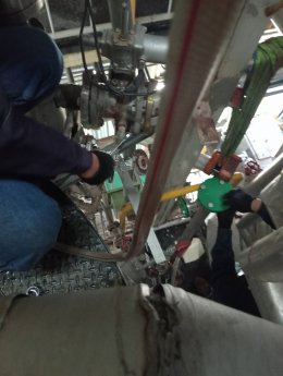 งานโครงการ TET, KAO-HWM Jacket Pipe Replacement Project.