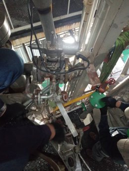งานโครงการ TET, KAO-HWM Jacket Pipe Replacement Project.