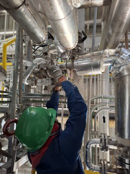 งานโครงการ TET, KAO-HWM Jacket Pipe Replacement Project.