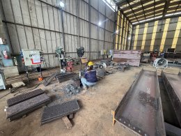 Fabrication and Pre-assembly Through Truss Bridge (TT) span 35m Wt. 95,000 kgs.