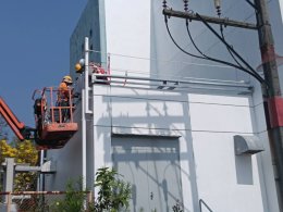 fabrication of roof structure for transformer