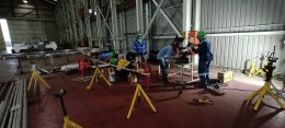 งานโครงการ TET, KAO-HWM Jacket Pipe Replacement Project.