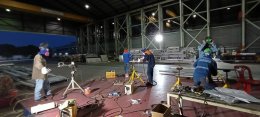 งานโครงการ TET, KAO-HWM Jacket Pipe Replacement Project.