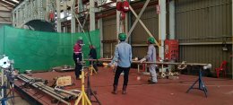 งานโครงการ TET, KAO-HWM Jacket Pipe Replacement Project.