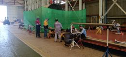 งานโครงการ TET, KAO-HWM Jacket Pipe Replacement Project.