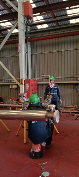 งานโครงการ TET, KAO-HWM Jacket Pipe Replacement Project.