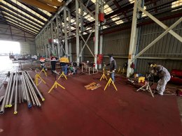 งานโครงการ TET, KAO-HWM Jacket Pipe Replacement Project.