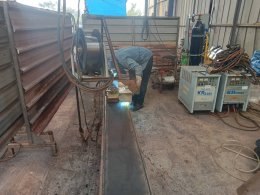 Fabrication and Pre-assembly Through Truss Bridge (TT) span 35m Wt. 95,000 kgs.