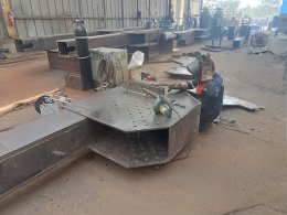 Fabrication and Pre-assembly Through Truss Bridge (TT) span 35m Wt. 95,000 kgs.