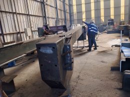 Fabrication and Pre-assembly Through Truss Bridge (TT) span 35m Wt. 95,000 kgs.