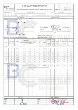 Welding Procedure Specification (WPS)