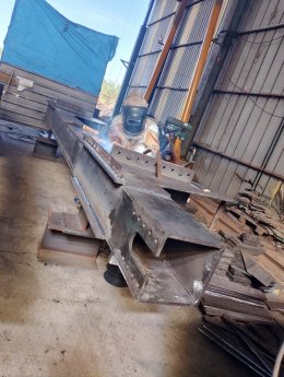 Fabrication and Pre-assembly Through Truss Bridge (TT) span 35m Wt. 95,000 kgs.