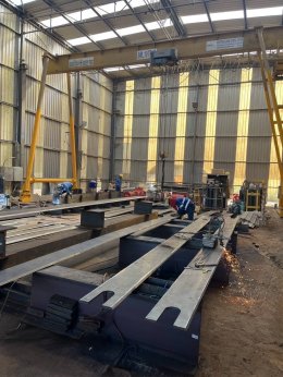 Fabrication and Pre-assembly Through Truss Bridge (TT) span 35m Wt. 95,000 kgs.