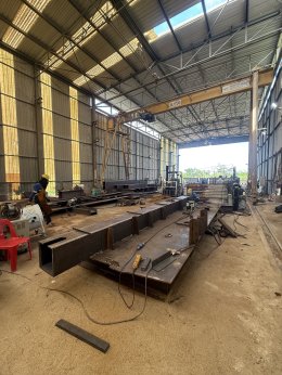 Fabrication and Pre-assembly Through Truss Bridge (TT) span 35m Wt. 95,000 kgs.