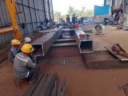 Fabrication and Pre-assembly Through Truss Bridge (TT) span 35m Wt. 95,000 kgs.