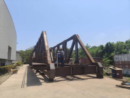 Fabrication and Pre-assembly Through Truss Bridge (TT) span 35m Wt. 95,000 kgs.