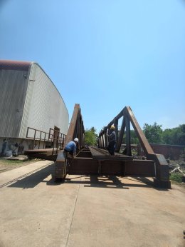 Fabrication and Pre-assembly Through Truss Bridge (TT) span 35m Wt. 95,000 kgs.