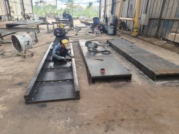 โครงการ ผลิตชิ้นส่วน Sidewalk สะพานรถไฟ ขนาด TT65x2