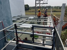 fabrication of roof structure for transformer