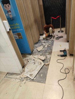 Bathroom Tile Replacement Project at Central Pattana, Hatyai