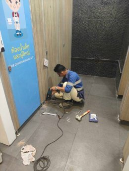 Bathroom Tile Replacement Project at Central Pattana, Hatyai