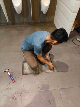 Bathroom Tile Replacement Project at Central Pattana, Hatyai