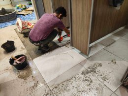 Bathroom Tile Replacement Project at Central Pattana, Hatyai