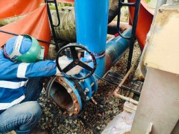 New Steam Pipeline Ratch Pathana Energy PCL