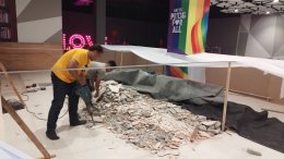 Marblex Flooring Installation at Central Hatyai Festival by BCC