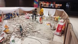 Marblex Flooring Installation at Central Hatyai Festival by BCC