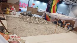 Marblex Flooring Installation at Central Hatyai Festival by BCC