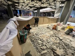 Marblex Flooring Installation at Central Hatyai Festival by BCC