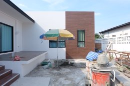 งานก่อสร้างบ้านเดี่ยวชั้นเดียว