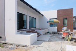 งานก่อสร้างบ้านเดี่ยวชั้นเดียว