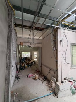 ส่งมอบงานต่อเติมห้องหลังบ้าน