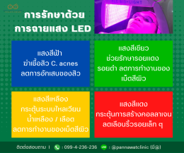 ✨✨การรักษาด้วยการฉายแสง LED