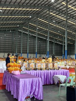 Merit Ceremony with Rattanabadee Land Co.,Ltd. offering to 1,028 monks. #5 Aug. 2024