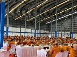 Merit Ceremony with Rattanabadee Land Co.,Ltd. offering to 1,028 monks. #5 Aug. 2024