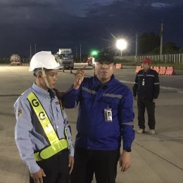 Visiting the oil depot unit of TPN Oil Pipeline Transportation Company, Khon Kaen Province