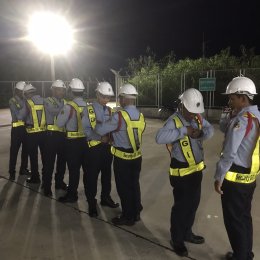 Visiting the oil depot unit of TPN Oil Pipeline Transportation Company, Khon Kaen Province